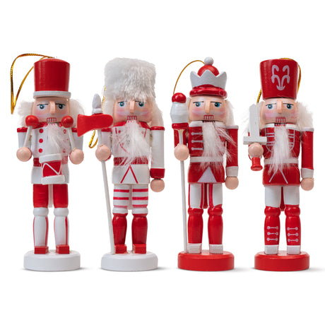 Nussknacker Weihnachtsbaumanhänger 4 St.