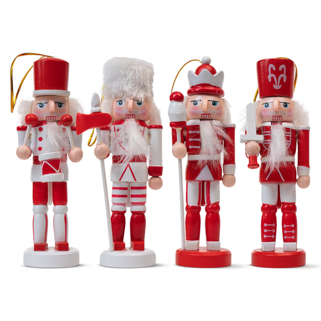 Nussknacker Weihnachtsbaumanhänger 4 St.