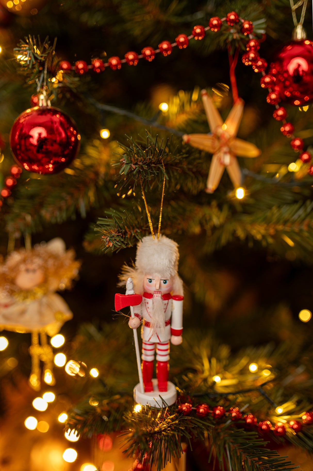 Nussknacker Weihnachtsbaumanhänger 4 St.