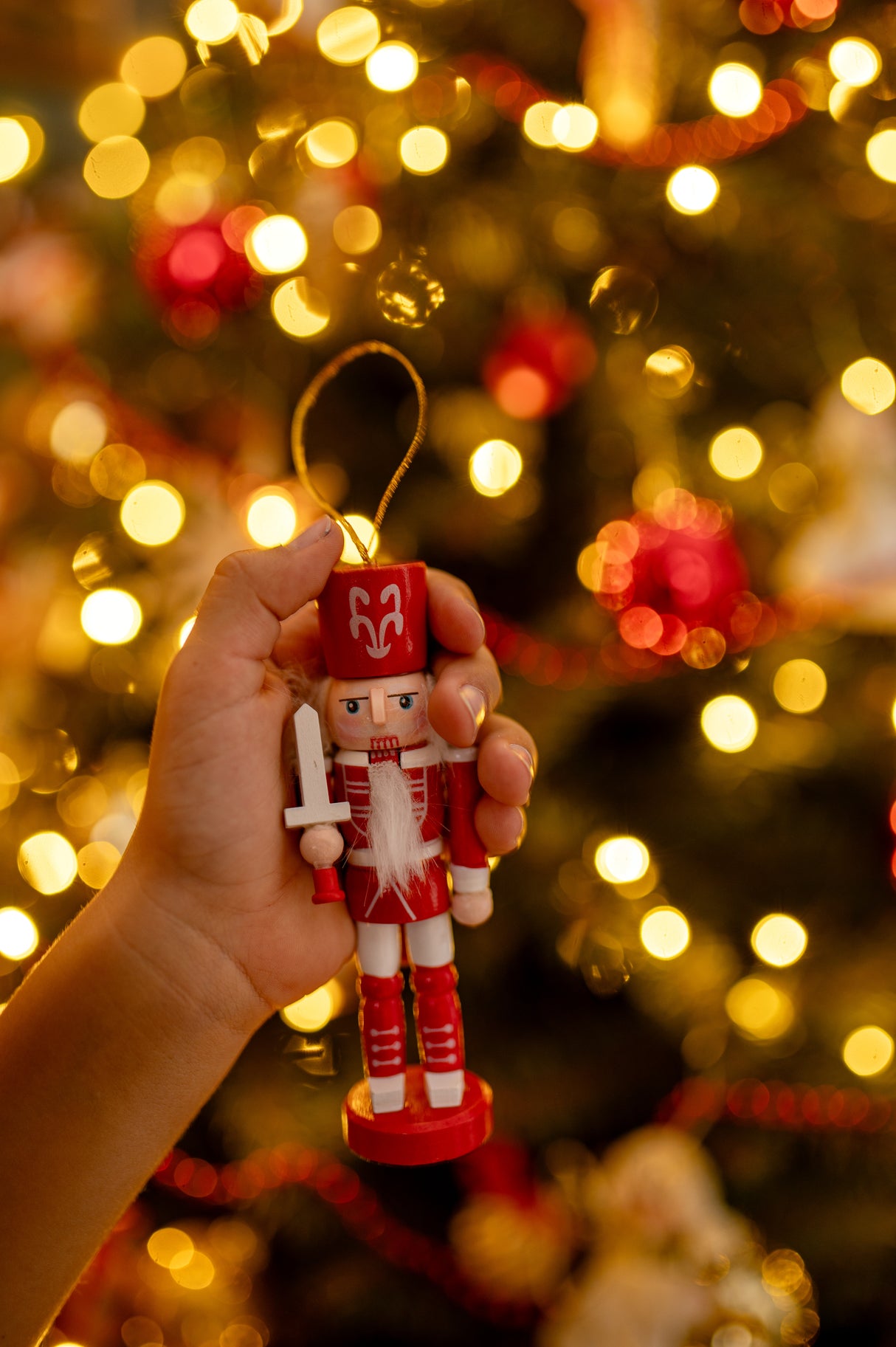 Nussknacker Weihnachtsbaumanhänger 4 St.