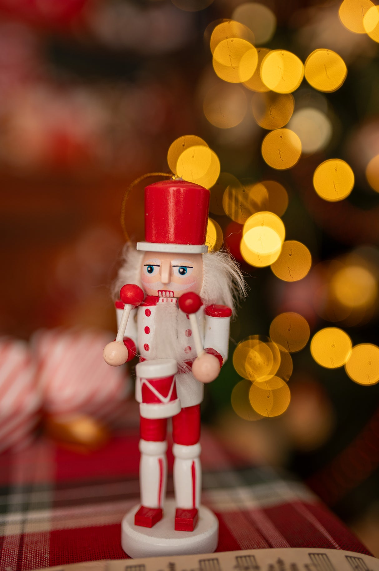 Nussknacker Weihnachtsbaumanhänger 4 St.