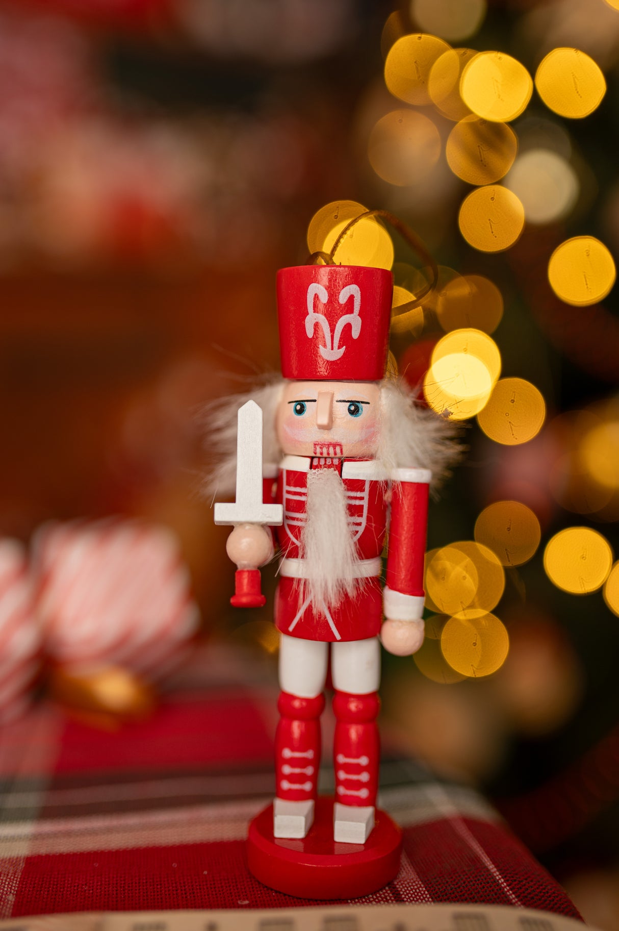 Nussknacker Weihnachtsbaumanhänger 4 St.