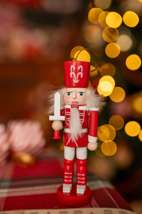 Nussknacker Weihnachtsbaumanhänger 4 St.