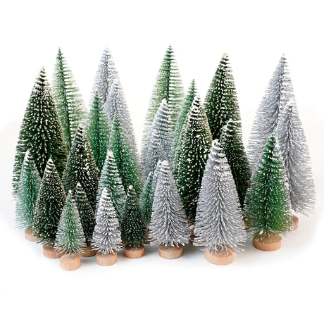 Miniatur-Weihnachtsbaum-Set