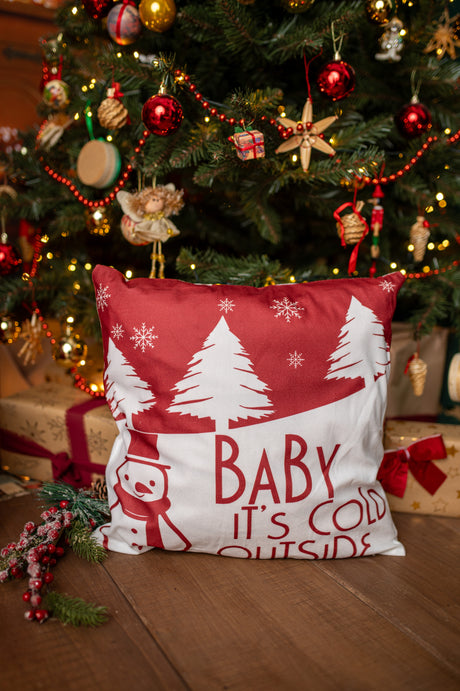 Set mit weihnachtlichen Dekokissenbezügen 44×44cm