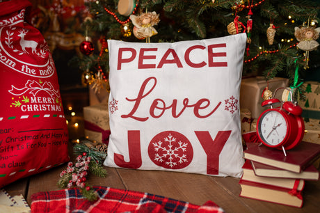 Set mit weihnachtlichen Dekokissenbezügen 44×44cm