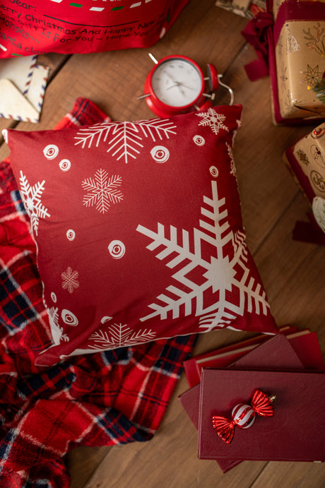 Set mit weihnachtlichen Dekokissenbezügen 44×44cm