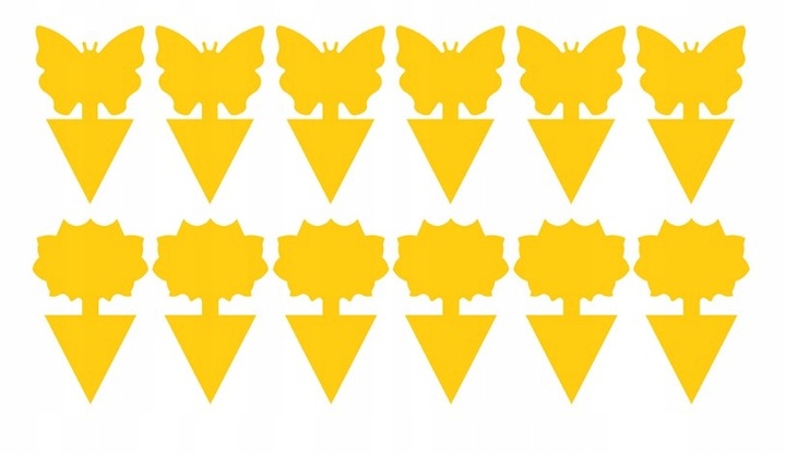 Set von 24 PCs. Lypa auf irdischen, Fliegen - für Töpfe