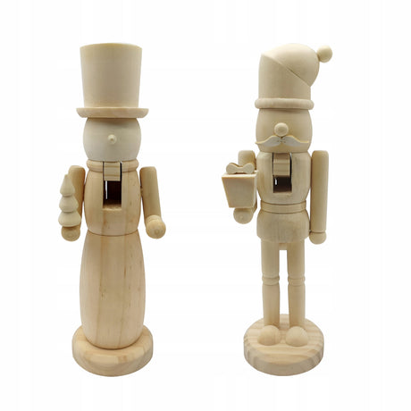 Dekorativer Nussknacker aus Holz, 2 Stück
