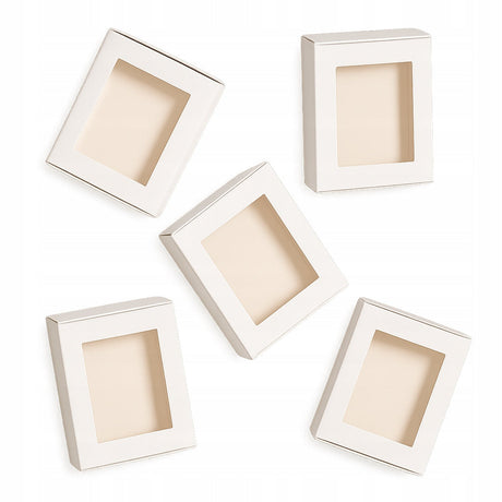 Set Geschenkboxen mit Sichtfenster