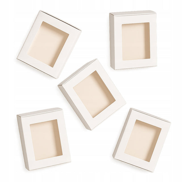 Set Geschenkboxen mit Sichtfenster