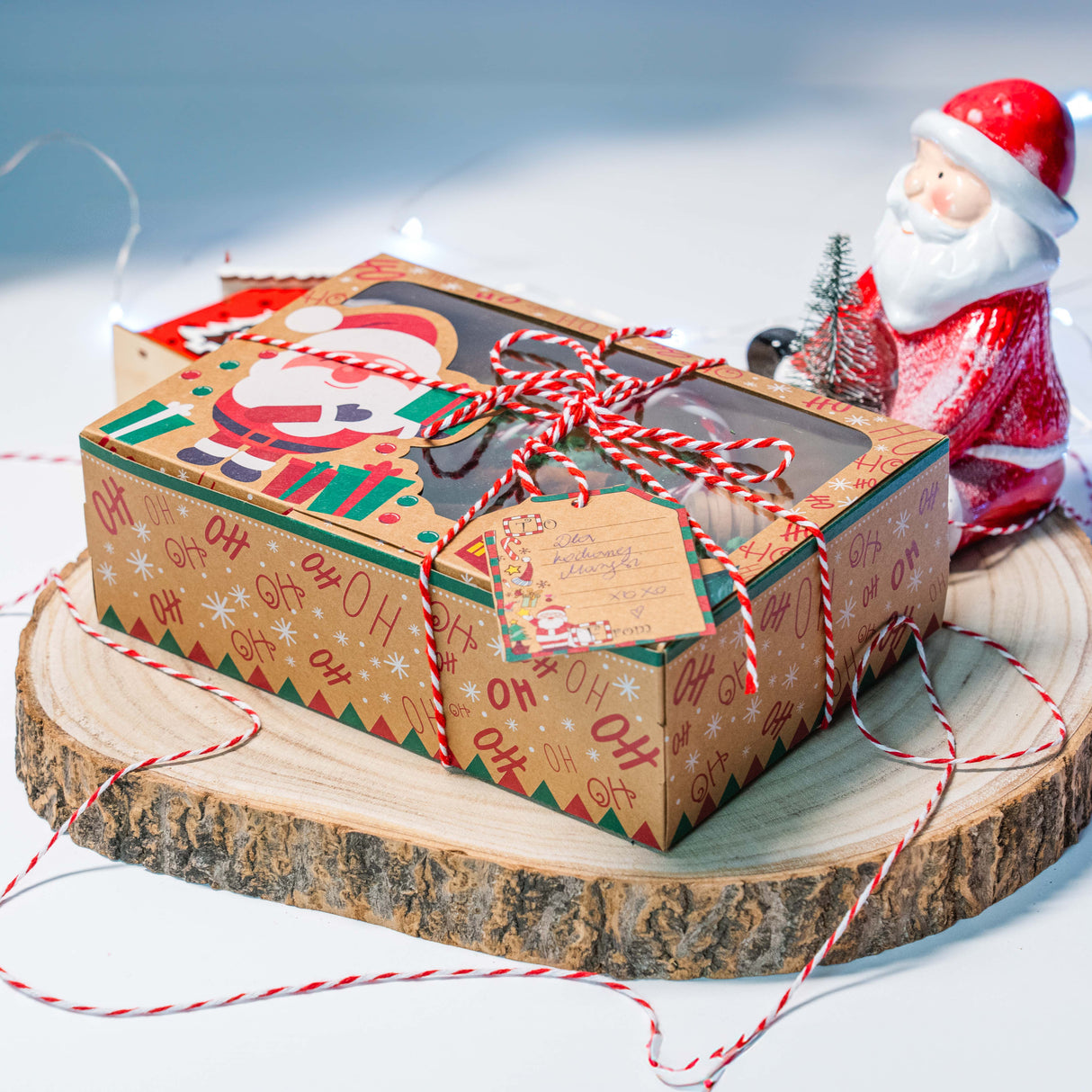 Weihnachtsgeschenkboxen Premium 12St. + Vignetten Nikolaus