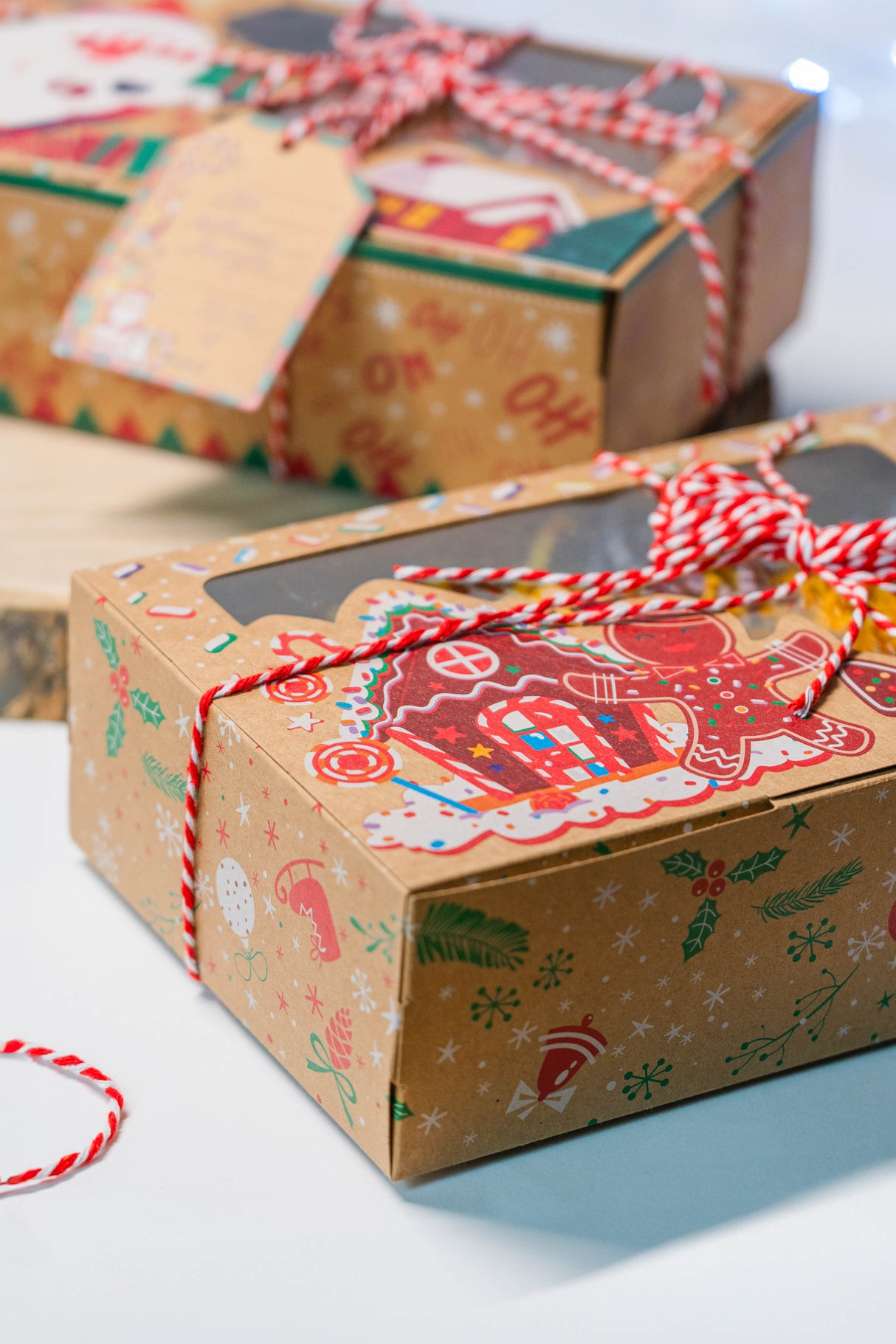 Weihnachtsgeschenkboxen Premium 12St. + Vignetten Nikolaus