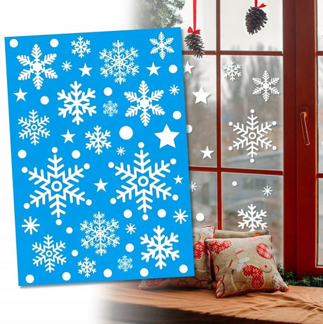 Weihnachts-Fensteraufkleber-Set