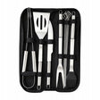 Grillbesteck-Set 9-teilig Edelstahl inkl. Etui
