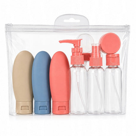 Reise-Behälter-Set für Kosmetik, 12-tlg.