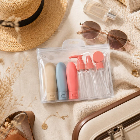 Reise-Behälter-Set für Kosmetik, 12-tlg.