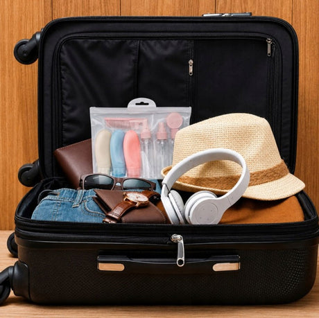 Reise-Behälter-Set für Kosmetik, 12-tlg.