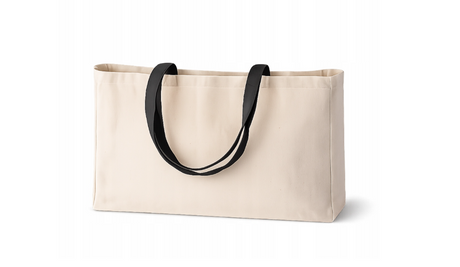 Baumwolltasche Ecru für Einkäufe & Bücher 500x120x120x380 mm 220 g