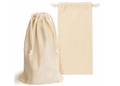 Baumwollsack Ecru 150x300 mm 140g