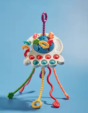 Sensorischer Oktopus-Beißring 2 in 1