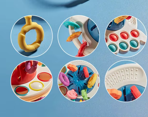 Sensorischer Oktopus-Beißring 2 in 1