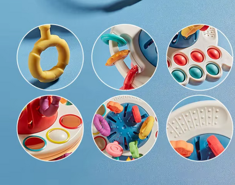 Sensorischer Oktopus-Beißring 2 in 1