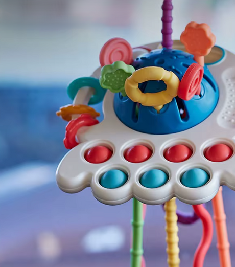 Sensorischer Oktopus-Beißring 2 in 1