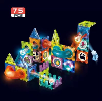 Magnetbausteine 77 Teile für Kinder