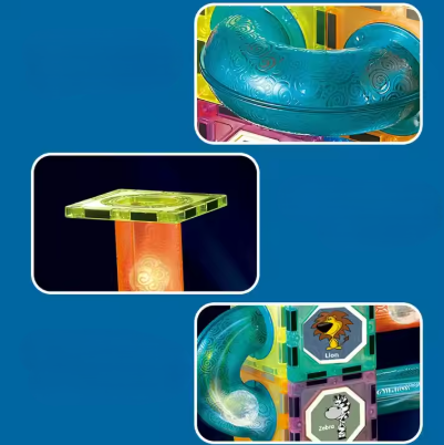 Magnetbausteine 77 Teile für Kinder