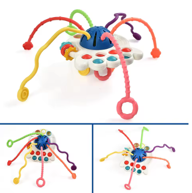 Sensorischer Oktopus-Beißring 2 in 1