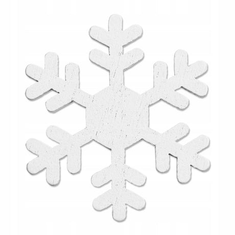 Holzschneeflocken 6 Stk.