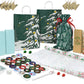 Set von Weihnachtsgeschenk Tüten Weißes Papier MERRY