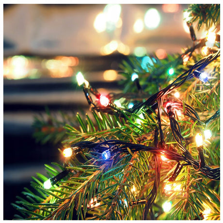 300 bunte LED-Weihnachtsbaumlichter