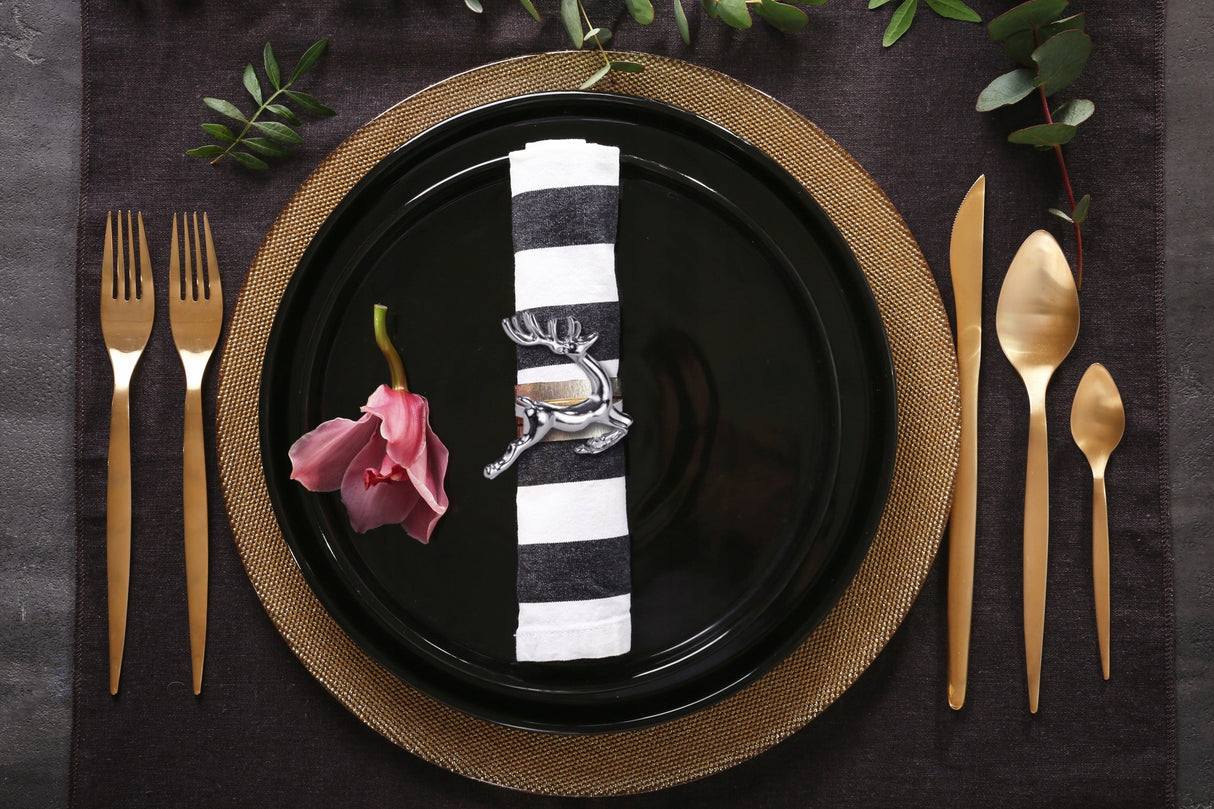 Silberner Hirsch-Serviettenring