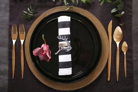 Silberner Hirsch-Serviettenring