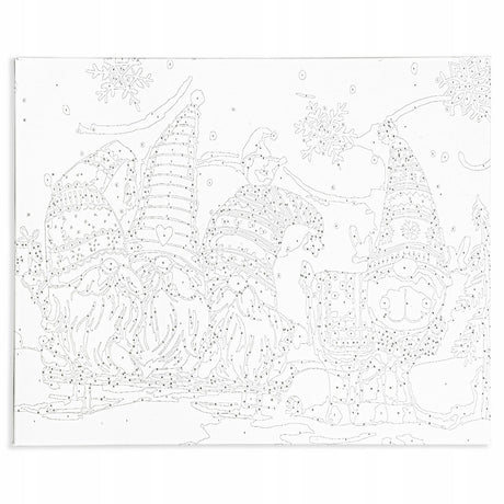 Malen nach Zahlen Zwerge 40x50 cm