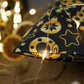 Polyester-Weihnachtsbeutel 20x35cm STERNE