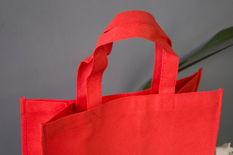 PP Tasche Rot - 300x150x350mm Griff: 38cm