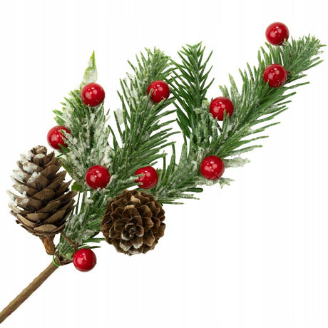 Rote Kugeln auf Draht, 10er-Set.