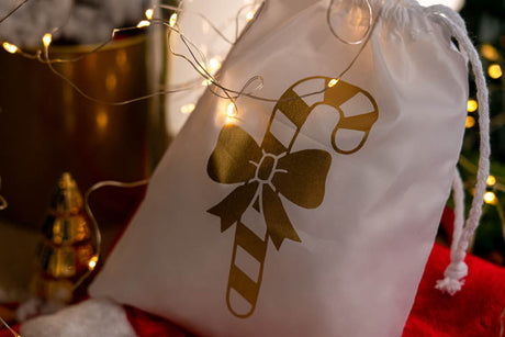Weihnachts-Polyestertasche 16x21cm GOLDEN CANDY