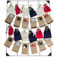 Adventskalender BAUMWOLLTASCHE + PAPIERTASCHE + WEIHNACHTSAUFKLEBER