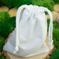 Baumwollsack Weiss 15x20 cm