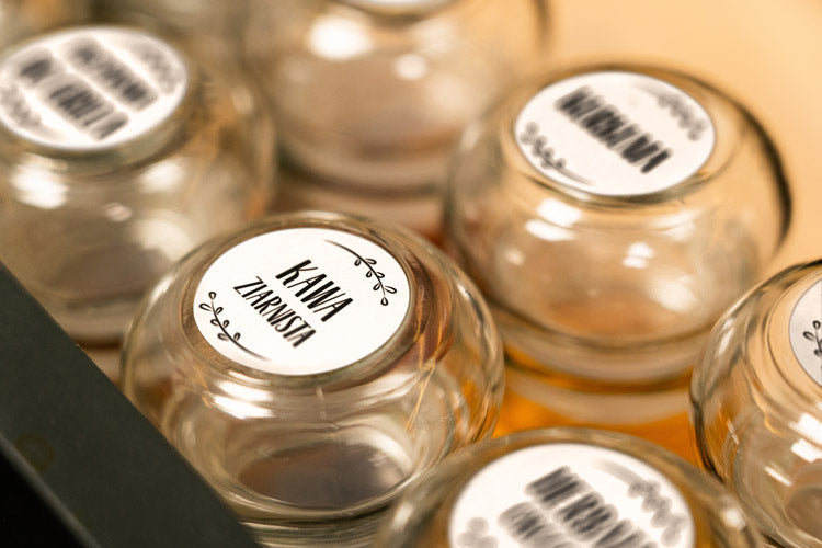 Gewürzaufkleber WEISS 200St.