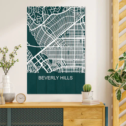 Wanddeko Holz - Beverly Hills