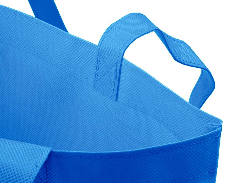 PP-Tasche hellblau - 360x420 mm Henkel: 70 cm