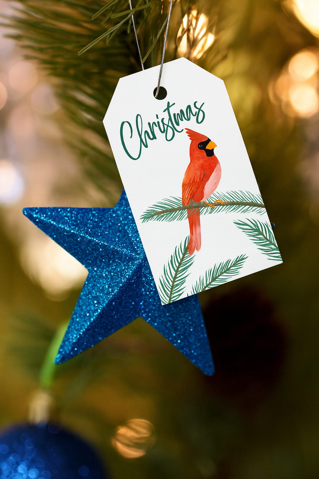 Tischkarten für Geschenke Weiß 50St