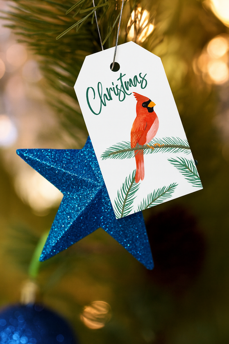 Tischkarten für Geschenke Weiß 50St