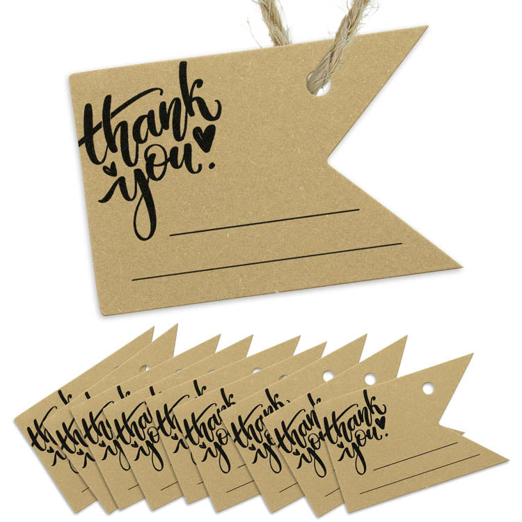 Geschenk-Vignetten THANK YOU 10 Stk.