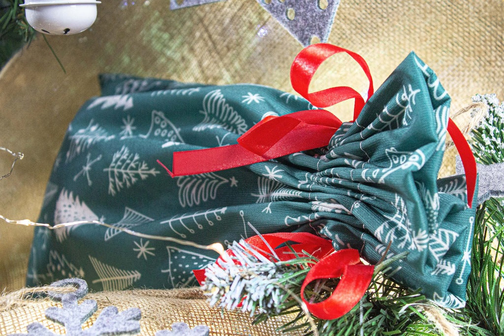 Weihnachtliche Stoffbeutel 2 Stk.